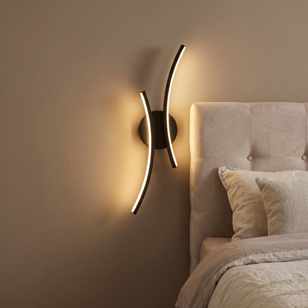 applique murale LED métal montée d'escalier — Alenza