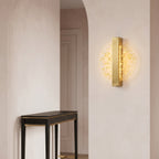 applique murale LED paillettes dorées chambre — Alenza
