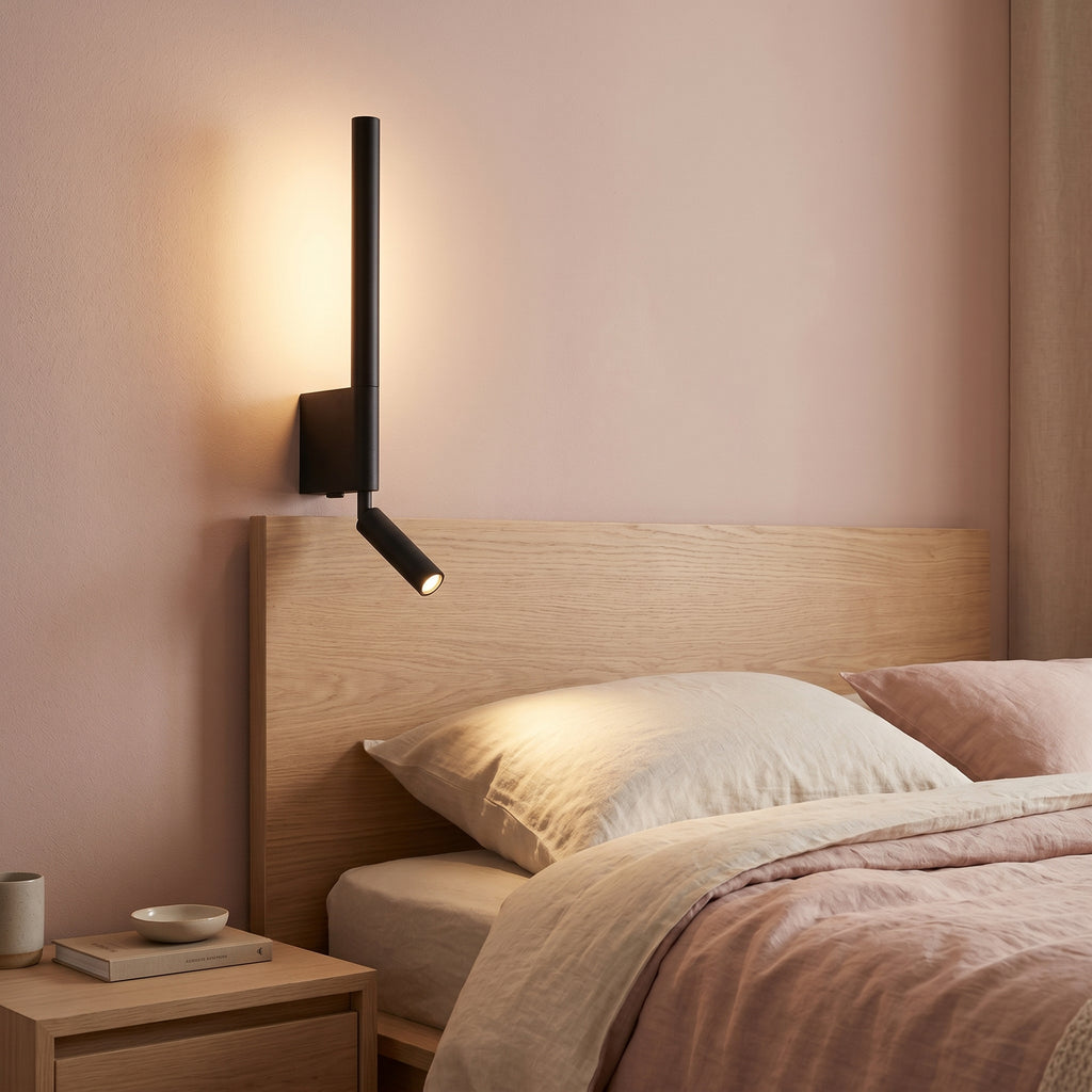 applique murale liseuse lumière indirecte chambre — Alenza