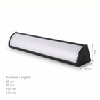 applique murale extérieure LED aluminium linéaire LINEO vue 9 — Alenza