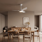 ventilateur de plafond design épuré avec éclairage LED AERVIA — Alenza