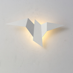 applique murale LED oiseau lumière indirecte finition noire — Alenza