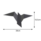 applique murale LED oiseau lumière indirecte silhouette origami — Alenza