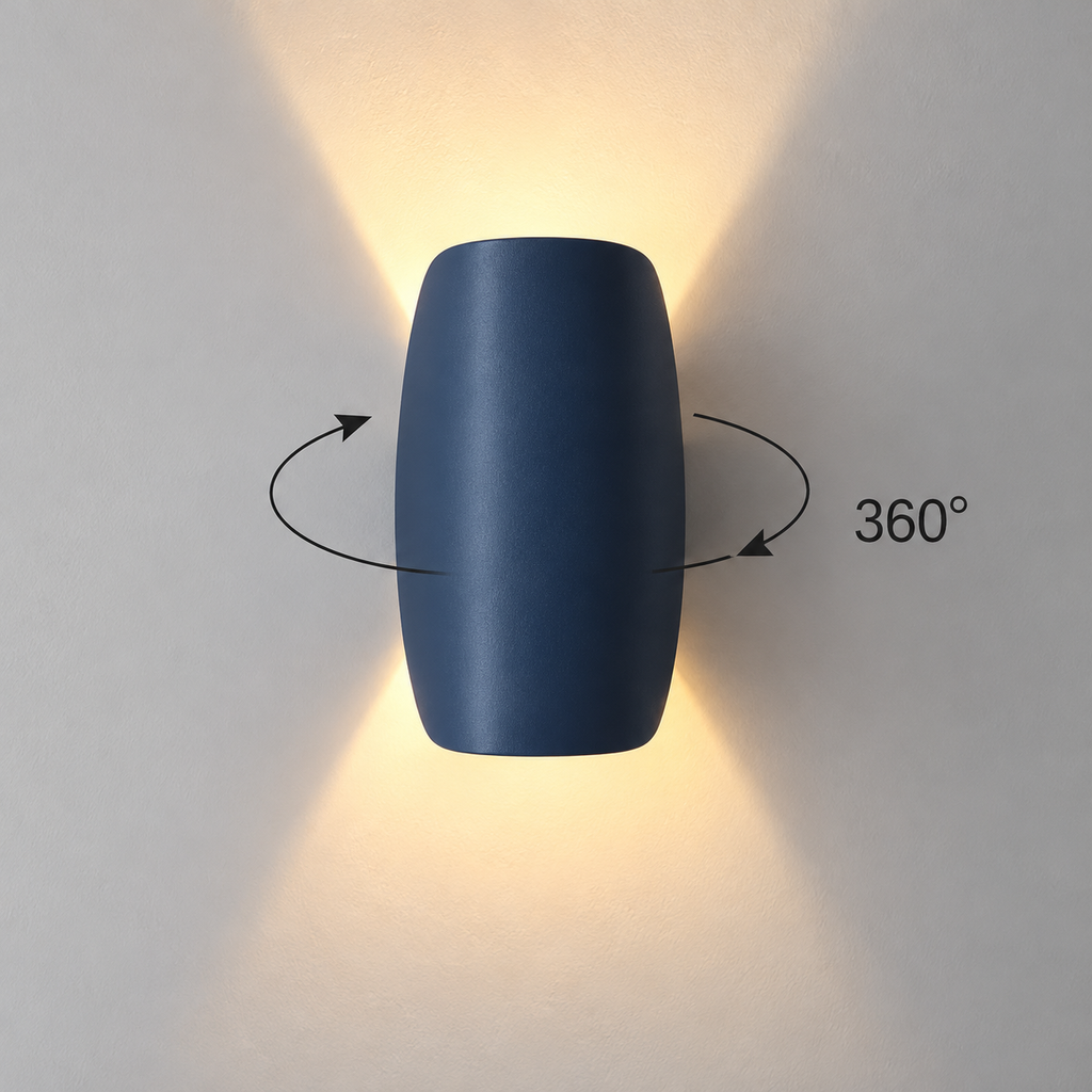 Applique murale LED orientable en aluminium VELORA