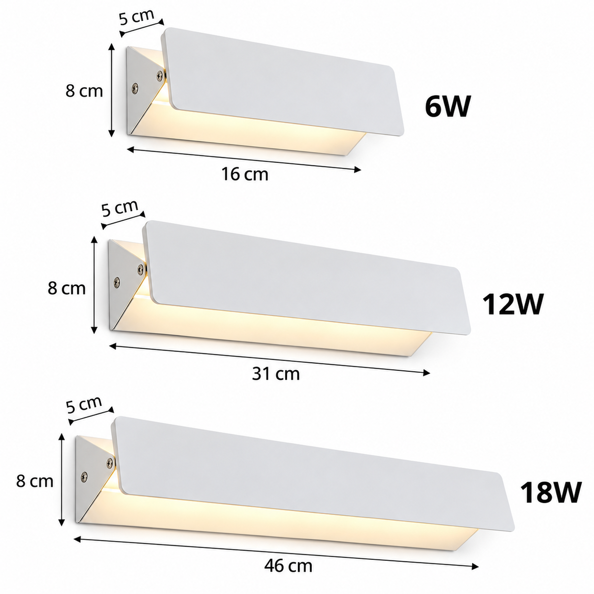 Applique murale LED orientable 270° ORIVA
