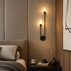 Applique murale LED double éclairage en laiton   VYRSKA