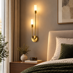 Applique murale LED double éclairage en laiton   VYRSKA