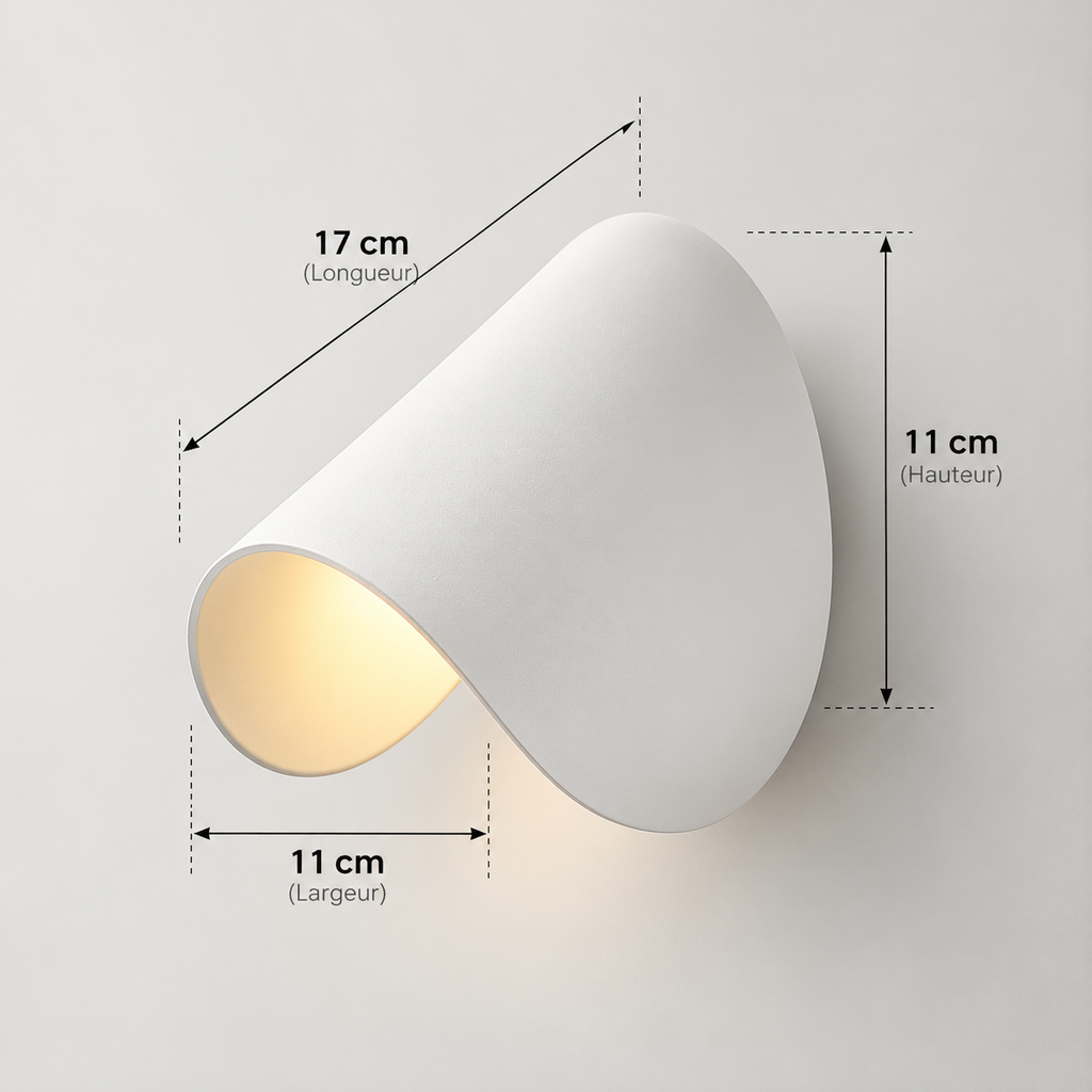 Applique murale LED orientable en aluminium VELORA