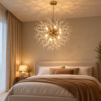Suspension LED en cristal avec hauteur réglable DARENE